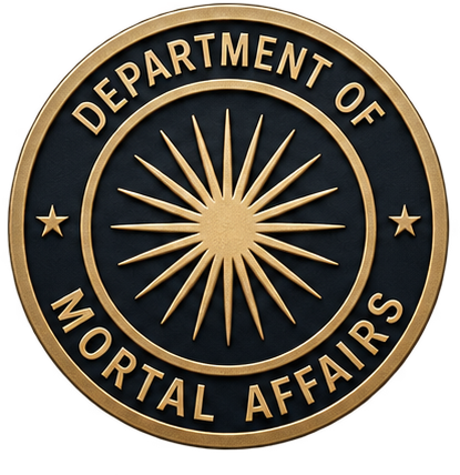 Department of Mortal Affairs official branding